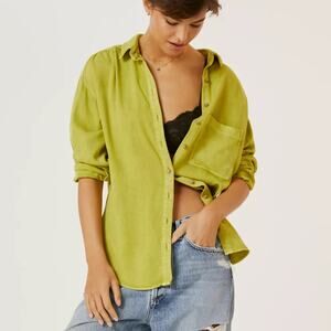 Anthropologie Pilcro The Bo Boyfriend Buttondown